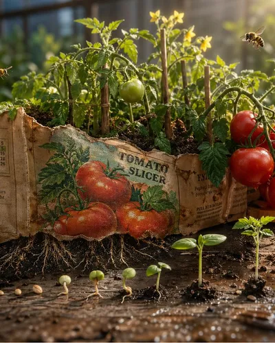 Magical Seed Packet Diorama
