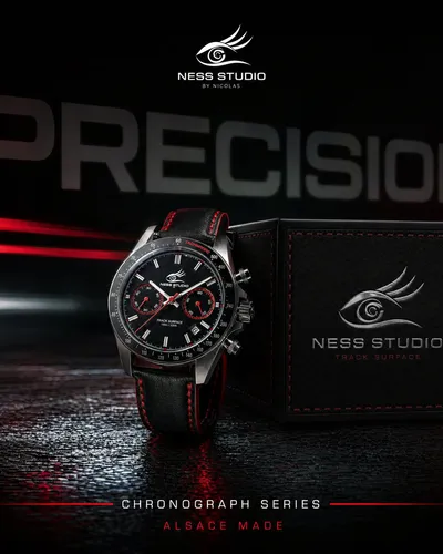 Luxury Chronograph Watch Ad