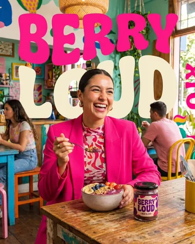 Berry Loud Acai Bowl Food Ad
