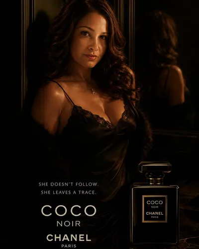 Luxury Fragrance Campaign Portrait