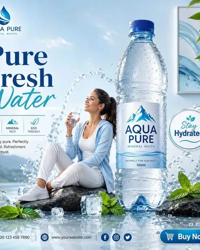 Tropical Product Ad Poster