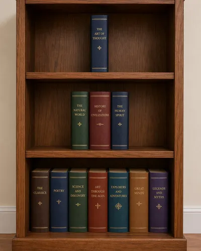 Wooden Bookshelf Prompt Test