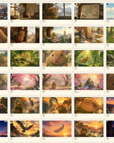 Miyazaki-style short film pipeline