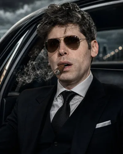 Modern Mafia Boss Portrait