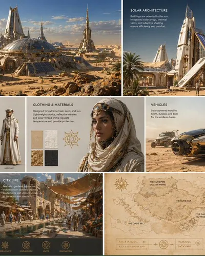 Solar Desert Worldbuilding Kit