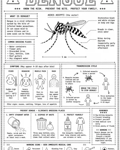 ASCII dengue infographic