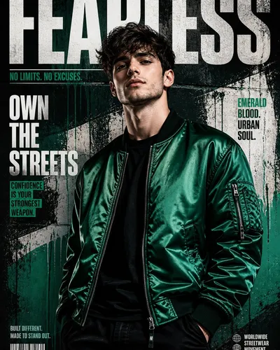 Emerald Street Fashion Poster