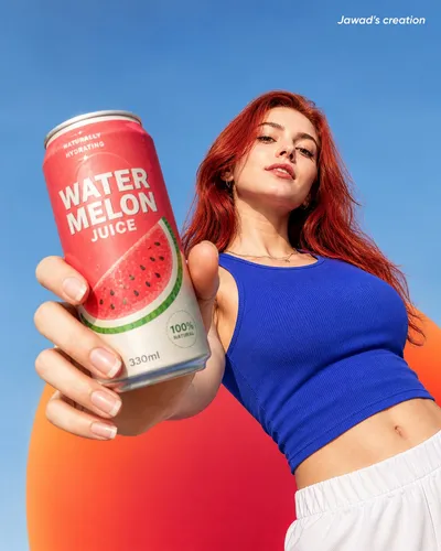 Product Photography Juice Ad