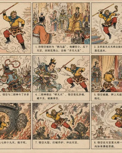 Journey to the West Chinese Comic