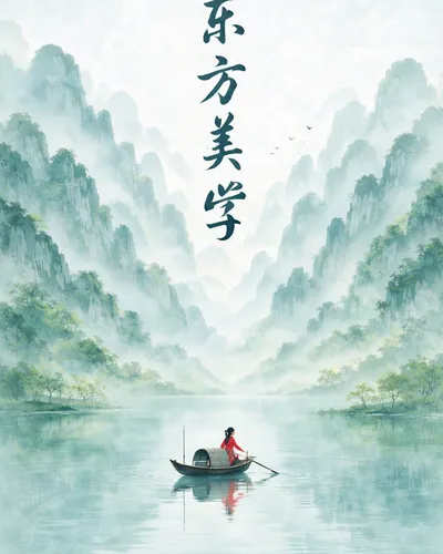 New Chinese Ink Landscape Poster
