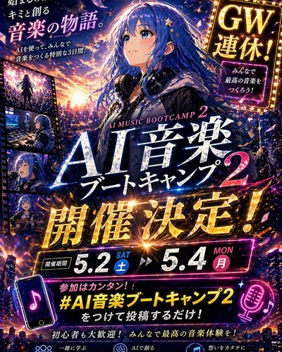 Anime Music Bootcamp Promo Poster
