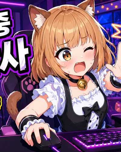 Anime VTuber Minecraft Stream Thumbnail