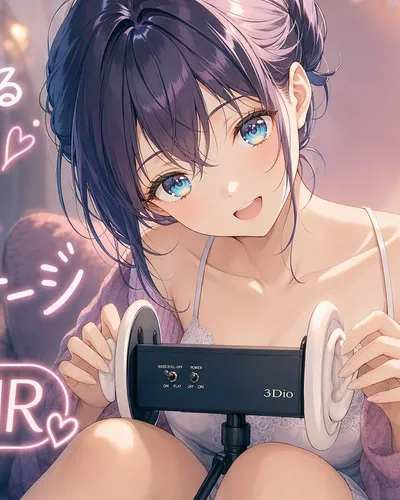 Cozy Anime ASMR Ear Massage Girl