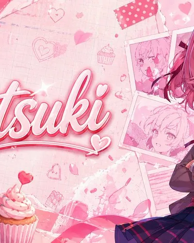 Pink Anime Natsuki Banner