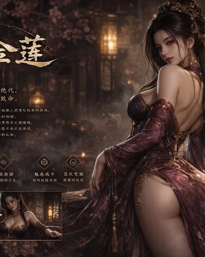 黑神话潘金莲绝美游戏封面