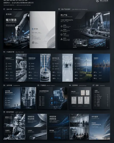 企业级商用画册视觉系统